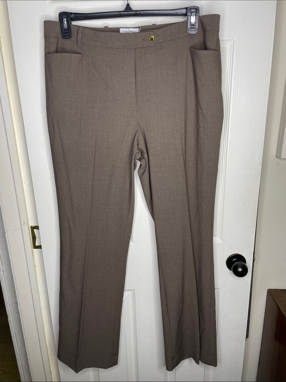 Calvin Klein brown dress pants. Size 14